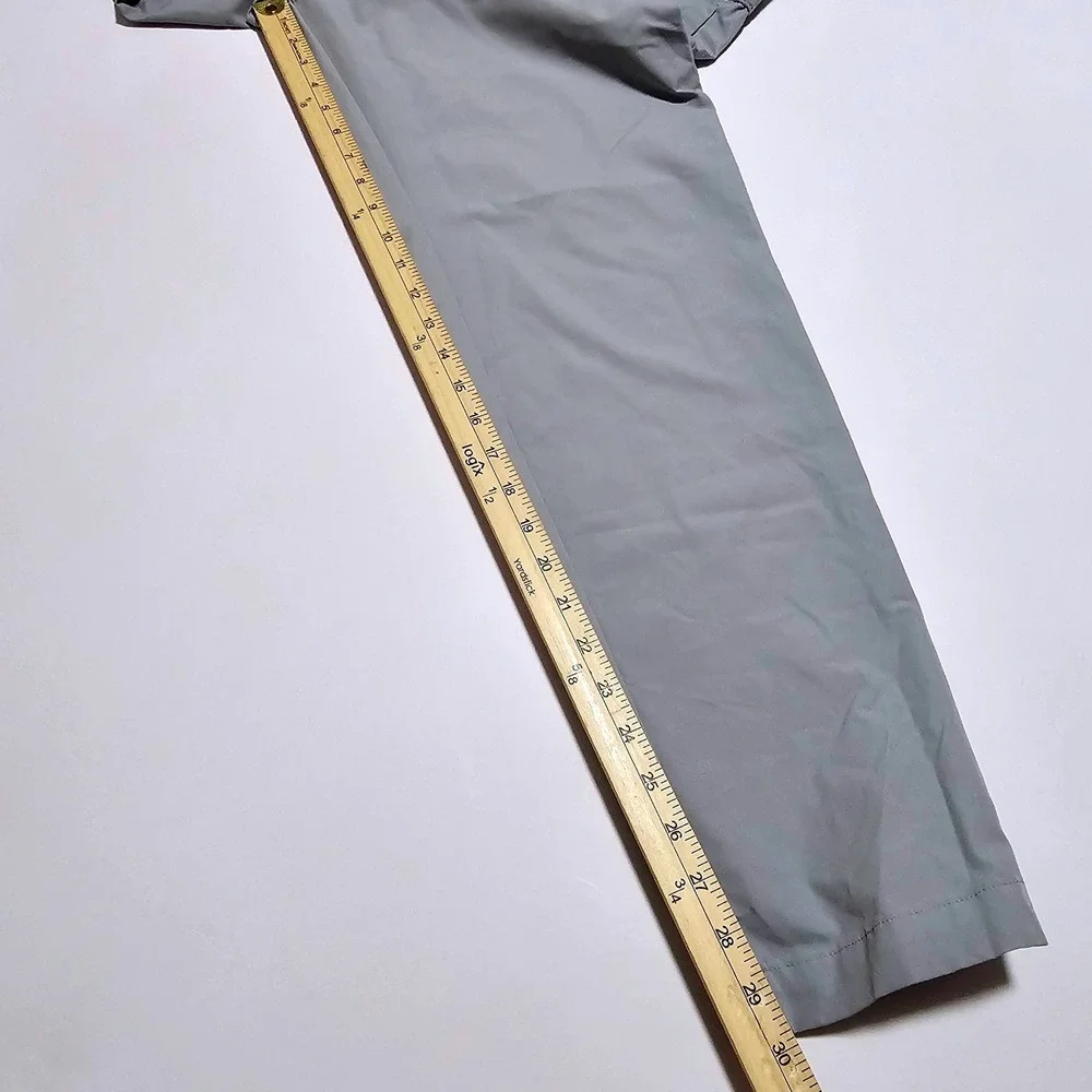 Banana Republic Men Performance Jogger Pants Light Grey Size 34 Tech Stretch New
